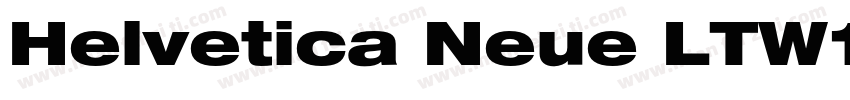 Helvetica Neue LTW1G LtEx字体转换